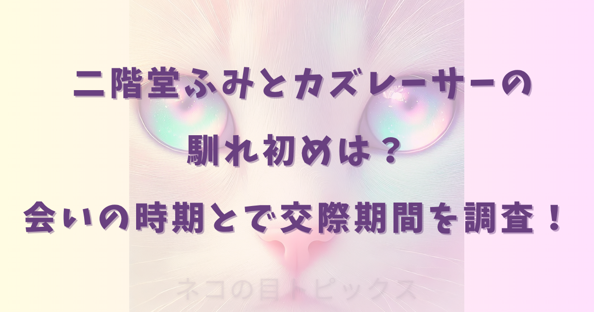 二階堂ふみとカズレーサーの馴れ初めは？出会いはいつで交際期間を調査！